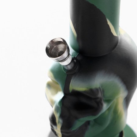 Bong "Skull Camouflage" 8 x 26 cm, mix-1