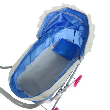 Puppet stroller No. 3, blue color with gray-3