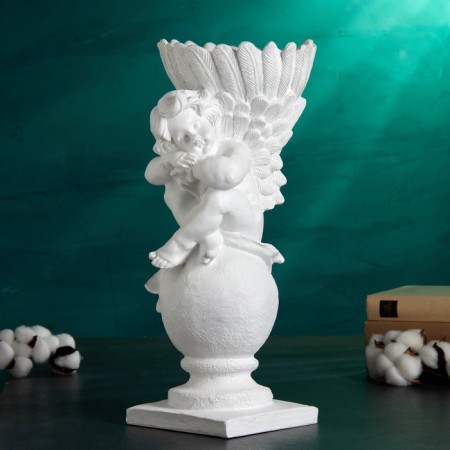 Figure - stand "Angel" White, 25x19x45cm-1