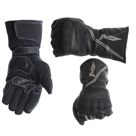Leather gloves Voyager2, size XS, black-1