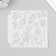 Stencil plastic "Tenderness of flowers" 13x13 cm