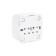 TDM grocery socket "Folk, 2p, 10 a, ip20, open, white