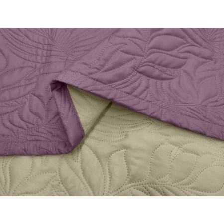 ARTI bedspread, size 140x200 cm, purple color-2