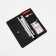Women's wallet on the button, black color