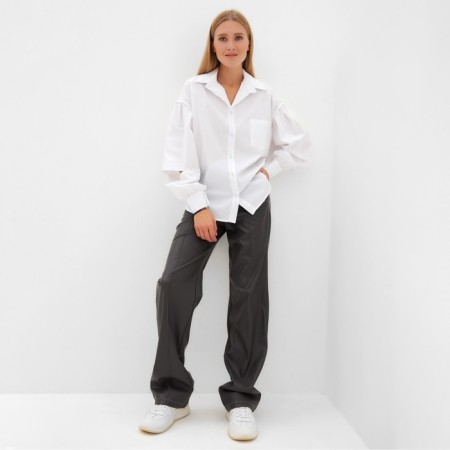 Women's blouse minku: Casual Collection Color White, rr 52-1