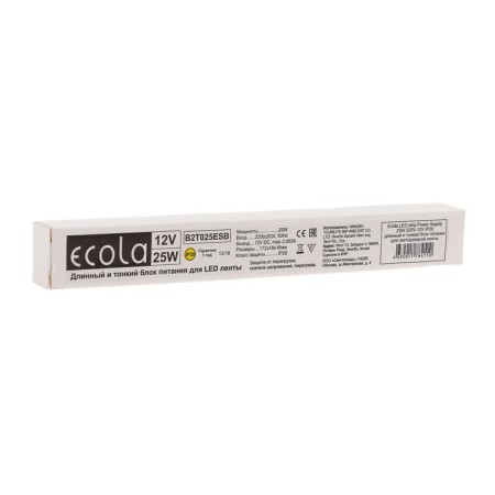 Ecola power supply for 12 V LED tape, 25 W, IP20-1