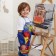 Apron with sleevens children's “Avengers team”, 49x39 cm