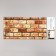 Self -adhesive panel 60*30cm brick red
