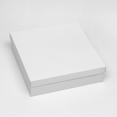 The box is folding, cover is, white, 30 x 30 x 8 cm-1