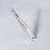 Pinzet straight, wide, 8.5 cm, silver color