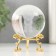 Souvenir glass "Cosmonaut" d = 6 cm openwork stand 6x6x8.1 cm