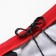 Bathing swimming trunks for Minaku boy, black/red color, height 122-128
