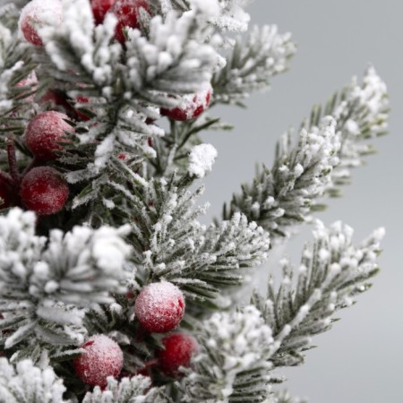 Figure LED "Winter needles" 35 x 27 x 27 cm, 20 LED, AG13X3 batteries (included), glow warm white-2