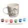 Set for creativity. Lunar painting mugs "The most daring" pirate 300 ml