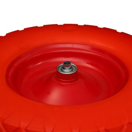 Polyurethane wheel, d = 400 mm, hub: diameter 16 mm, length 120 mm-3