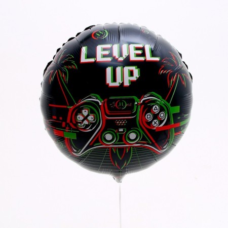 Bouquet of balls “Happy Birthday”, green, for a boy, foil, set 4 pcs.-2