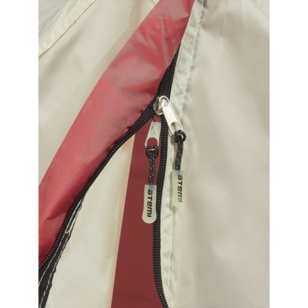 Tourist tent ATEMI BAIKAL 2B, 2-seater, gray/red color-7