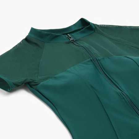 Swimsuit Women's Asset Minaku with a zipper color green, size 42-7