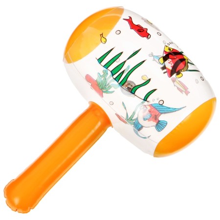 Inflatable toy with sound "hammer", 25 cm-3
