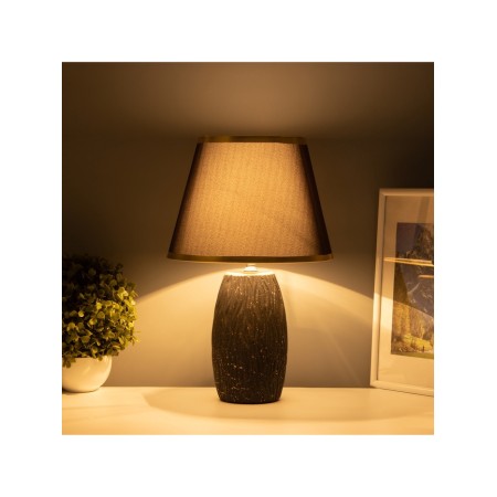 Table lamp "Kloyd" 1x40W E27 Black/gold 25x25x40cm-1