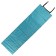 Tourist mat, folding, 170x51x0.8 cm, blue/turquoise color