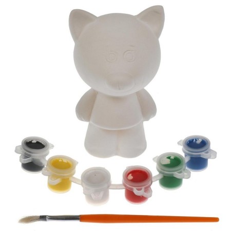 A set for children's creativity Figure for the painting "Mi-Mi-Mimka" (paints, brush)-1
