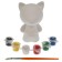 A set for children's creativity Figure for the painting "Mi-Mi-Mimka" (paints, brush)