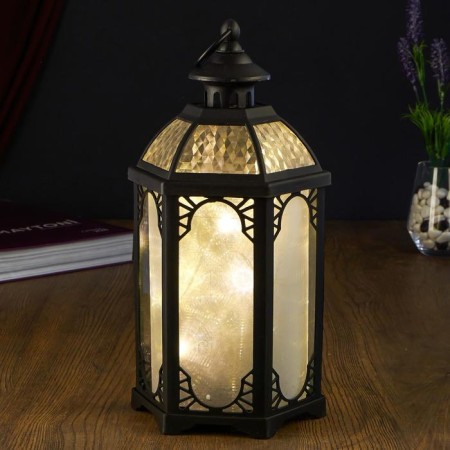 Nightlight 48131 LED batteries 3HAAA black 16x16x35 cm Risalux-2