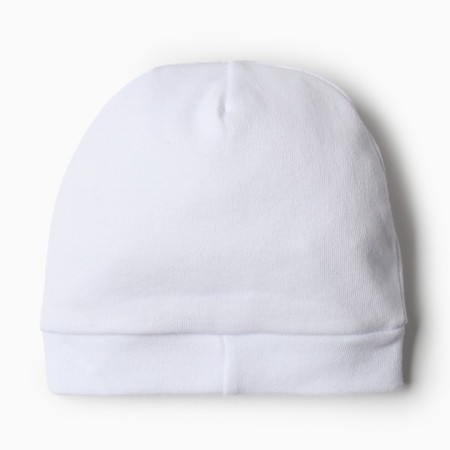 Baby hat, white color, b/r (0-12 months)-2