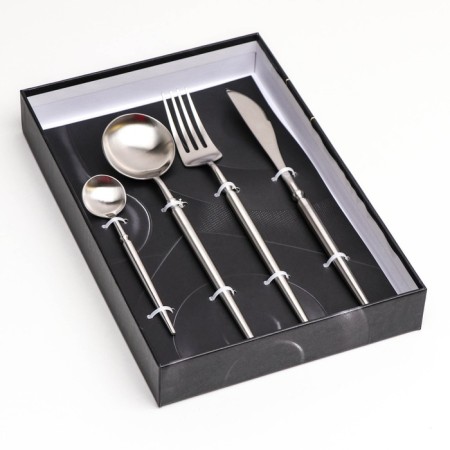 A set of cutting devices made of stainless steel Magistro Tower, 4 objects, silver color-4