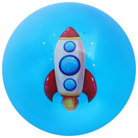 Children's ball zabiaka, d = 22 cm, 60 g, blue color-5