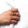 Ring Metal "Trend" curl, color gold, size 18