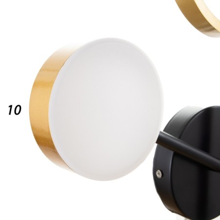Bra 2291/2l LED 30W 3000-6000K black and gold 45.5x27x6 cm-8