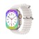 Smart hours, 180 mAh, IPS, 240x282, Android 5.0+, iOS 10+, silicone strap, white
