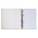 A notebook on 4 rings A5, 120 sheets in the cage "Gold. Metallic", a boumvinyl cover, an offset unit