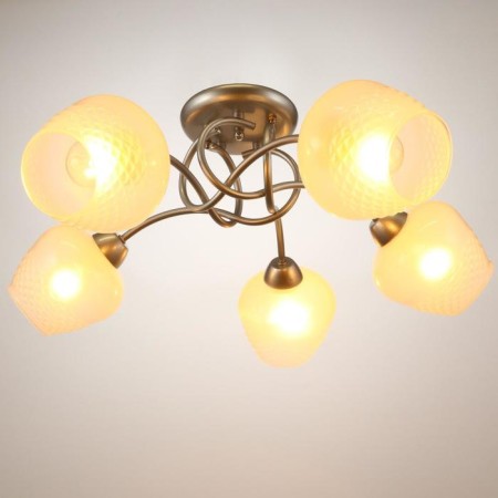 Chandelier 1085/5sl 40W E27 silver 60x60x24 cm Bayerlux-1