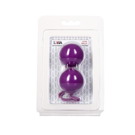 Toyfa vaginal balls, ABS plastic, purple, 20.5 cm, D = 3 cm-2