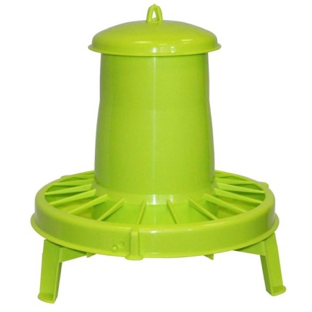 Bunker feeder for poultry for 7 kg, on legs, plastic