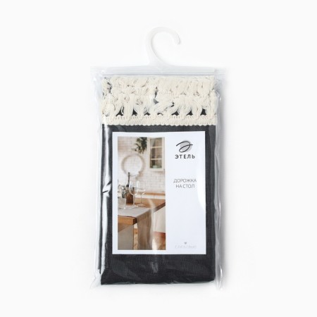 Walking on the table Ethel Linen Style 40x146 cm, central mix, 100% linen-9