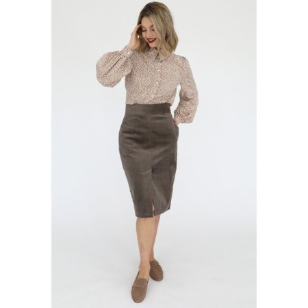 Velvet skirt, size 42-7