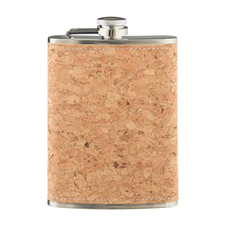 Alcohol flask "Traffic", stainless steel, gift, 240 ml, 8 oz-1