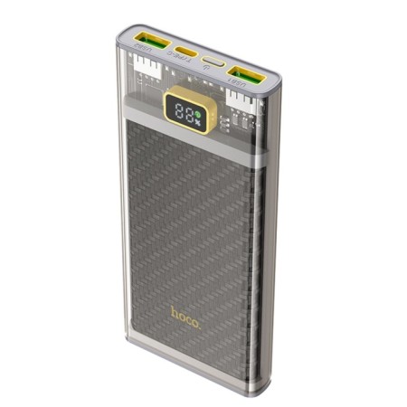 External battery Hoco J103, 10,000 mAh, USB/type-C, 3 A, gray-2