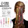 Hair decoration, spiral "Mix" 22 cm
