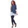 Female trousers, size 42, blue color