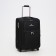 Small suitcase 20 ”, lightning department, code castle, 3 wheels, 2 outer pockets, black color