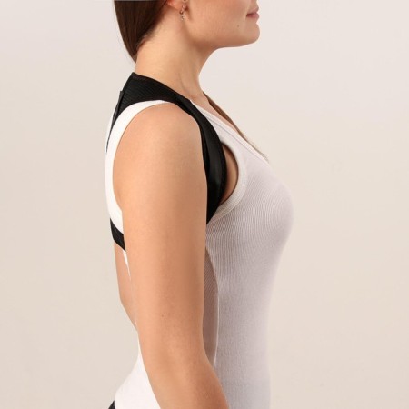 Massner-fixer for posture, Velcro, universal size, black color-6