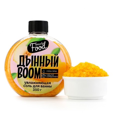 Bath salt, 350 g, melon aroma, Beauty Food-1