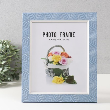 Photo frame plastic 20x25 cm "arc" blue 30x25.5 cm
