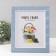 Photo frame plastic 20x25 cm "arc" blue 30x25.5 cm