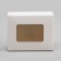 Container for removal, with a window, white, 10 x 8 x 3.5 cm